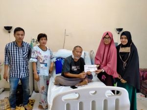 Legenda PSMS Medan Terbaring Sakit, Dompet Dhuafa Ulurkan Bantuan