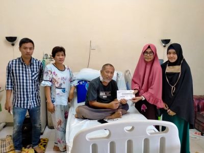 Legenda PSMS Medan Terbaring Sakit, Dompet Dhuafa Ulurkan Bantuan