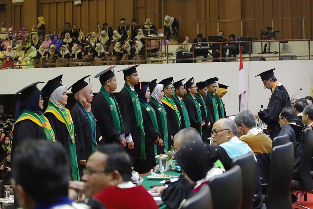 Sidang terbuka wisuda sarjana Unsyiah Banda Aceh di Gedung AAC Dayan Dawood, Rabu, 5 Februari 2020/unsyiah.ac.id