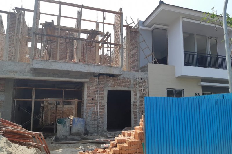 Ilustrasi pembangunan perumahan. Foto: Antara/Ganet Dirgantoro.