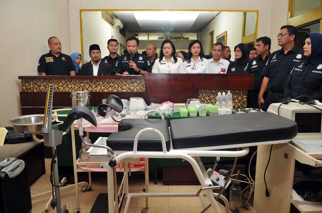 Klinik aborsi di kawasan Menteng, Jakarta. Foto: MI