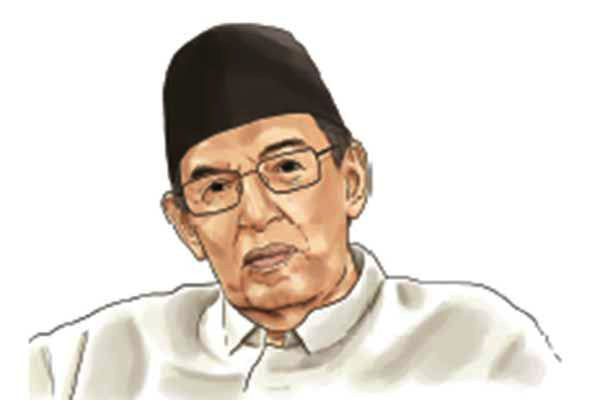 Karikatur Penulis Tafsir Al-Mishbah Profesor M. Quraish Shihab/MI/Seno