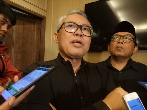 Juru bicara Lintas Asosiasi Penyelenggara Umrah dan Haji, Baluki Ahmad. Foto: Medcom.id/Siti Yona Hukmana