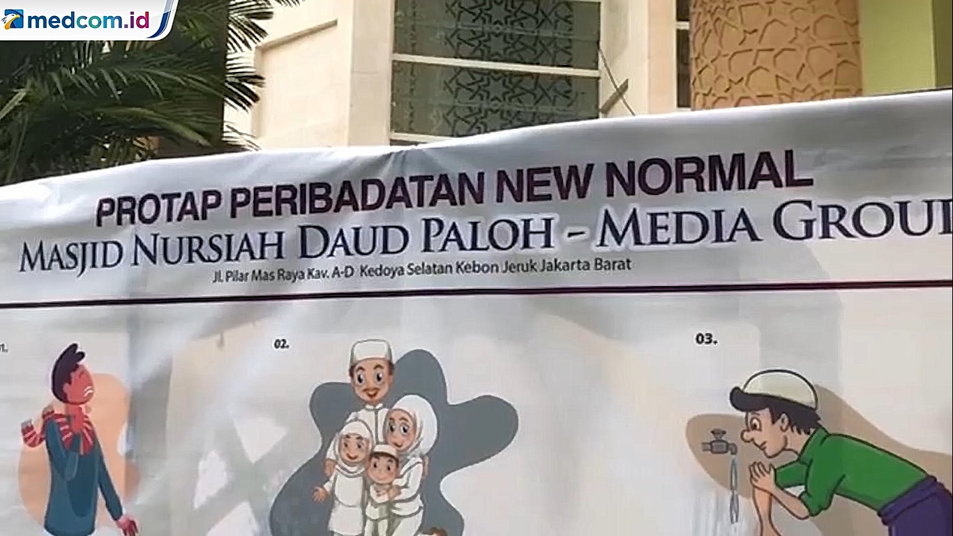 Sambut <i>New Normal</i>, Masjid Nursiah Daud Paloh Gelar Salat Jumat