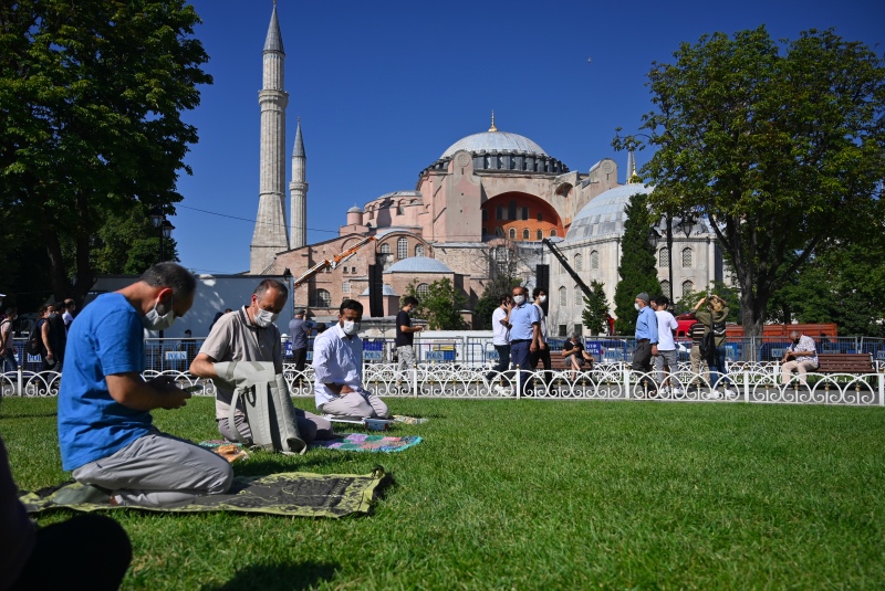 Salat Jumat Pertama di Hagia Sophia akan Disiarkan Langsung