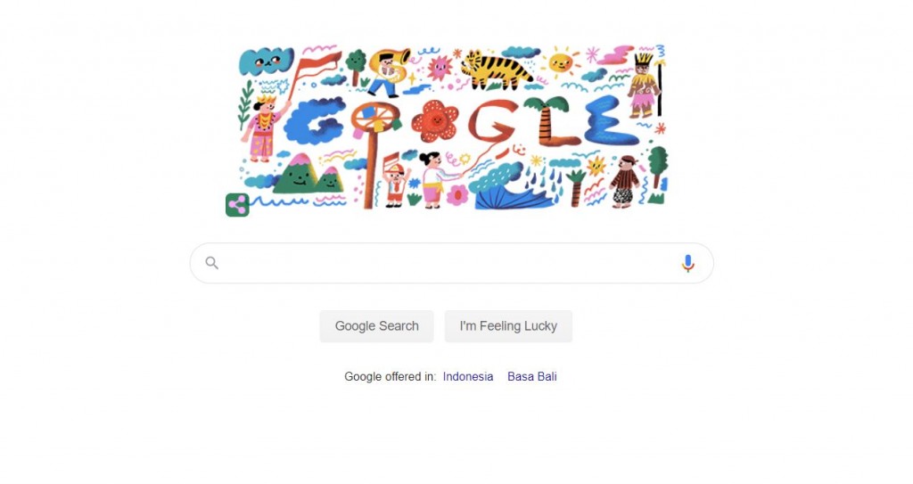 Google Ikut Semarakkan HUT RI Melalui Doodle
