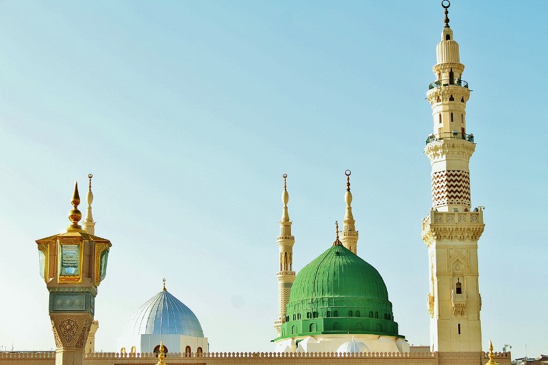 Kubah Hijau, bangunan yang dibangun di atas makam Nabi Muhammad SAW (Foto: Abdullah_Shakoor-Pixabay)