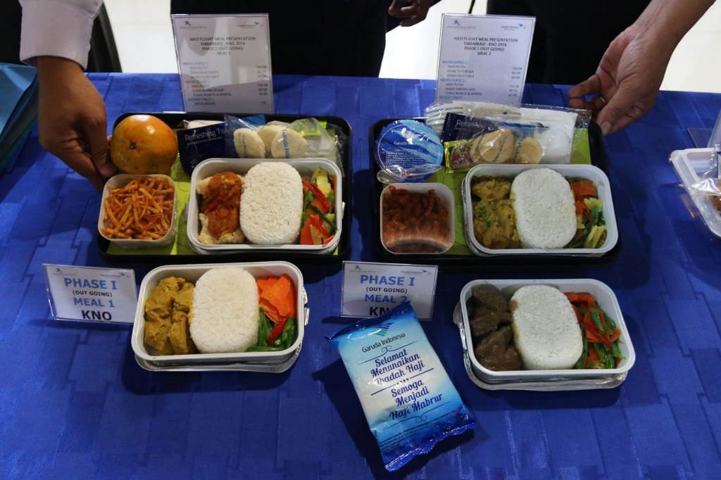 Makanan Jemaah  Haji 2022 (Antara-Irsyan Mulyadi)