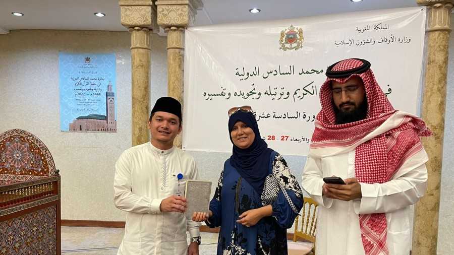 Farhan Muhammadi, Juara 1 MTQ Internasional di Maroko.