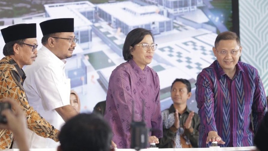 Pembangunan Gedung Berbentuk Lafaz Ar-Rahim Dimulai