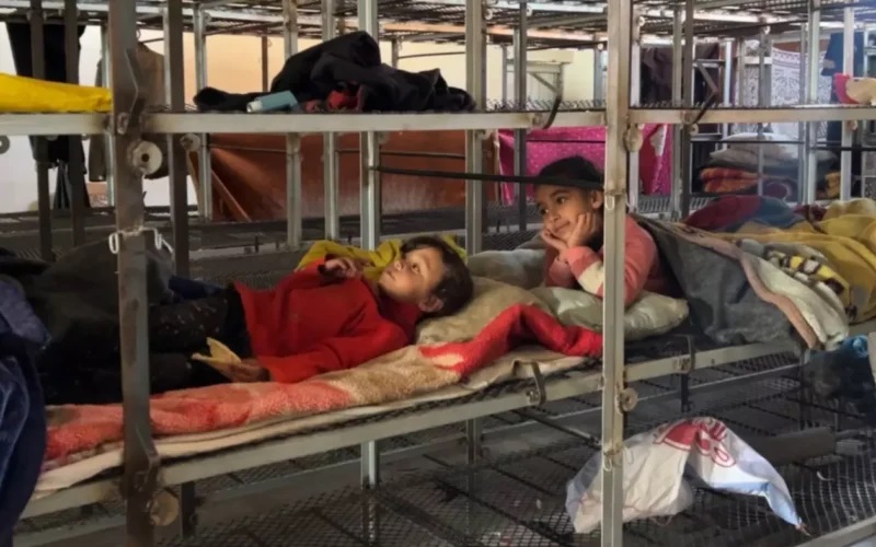 Anak-anak Gaza Tidur di Kandang Ayam di Rafah