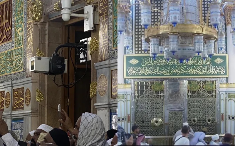 Kamera Baru Dipasang di Rawdah di Masjid Nabawi