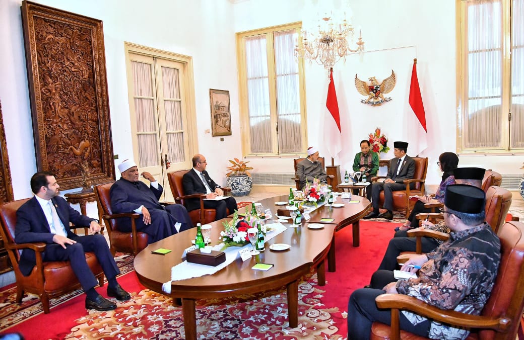 Presiden Jokowi Sambut Kunjungan Agung Syekh Al Azhar