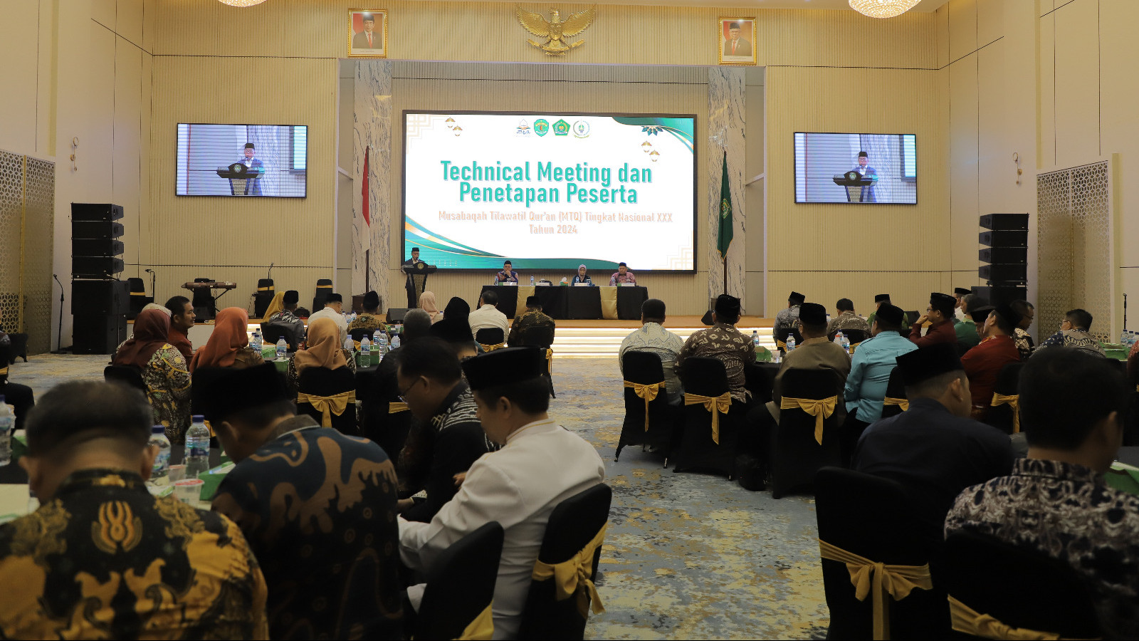 Rapat penetapan peserta MTQ Nasional 2024. Kemenag