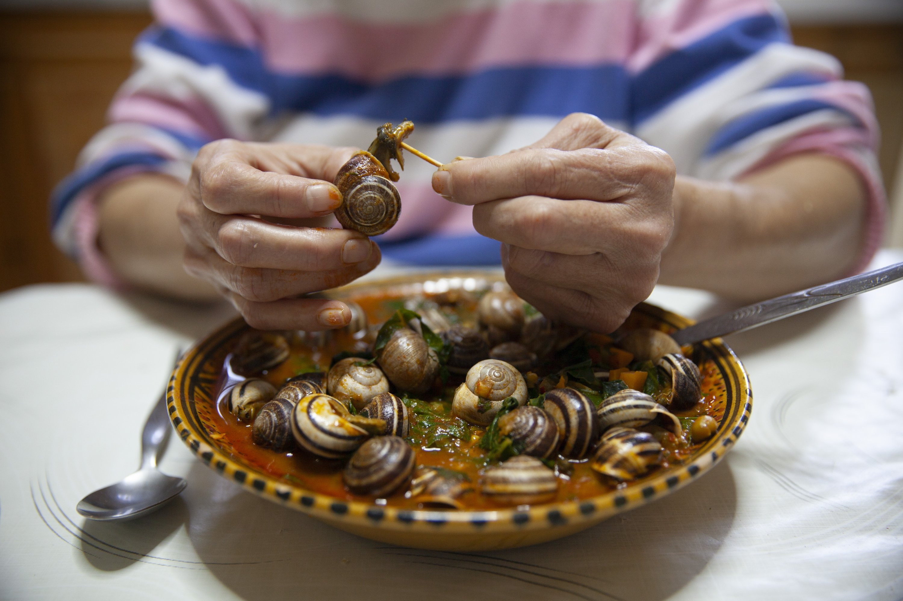 Terjangkau dan Bergizi, Siput Semakin Populer di Pasar Tunisia
