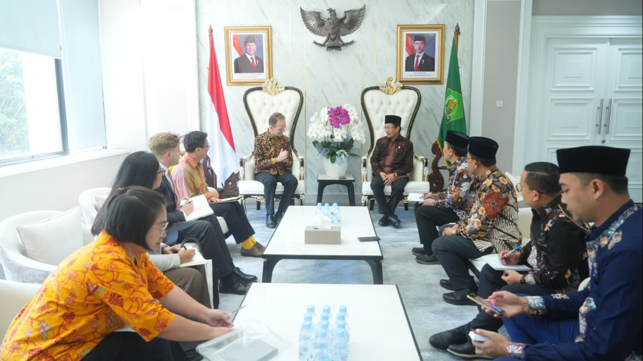 Inggris Jajaki Kerja Sama Pendidikan dan Keuangan Syariah dengan Kementerian Agama