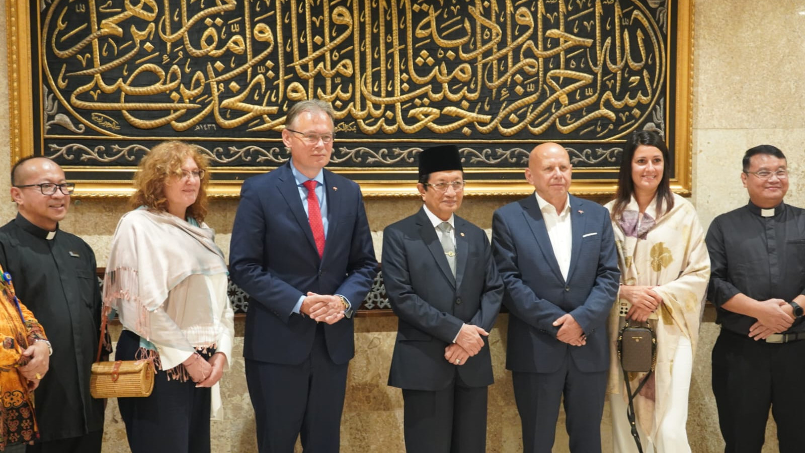 Menag Ceritakan Sejarah Masjid Istiqlal saat Terima Delegasi Parlemen Eropa
