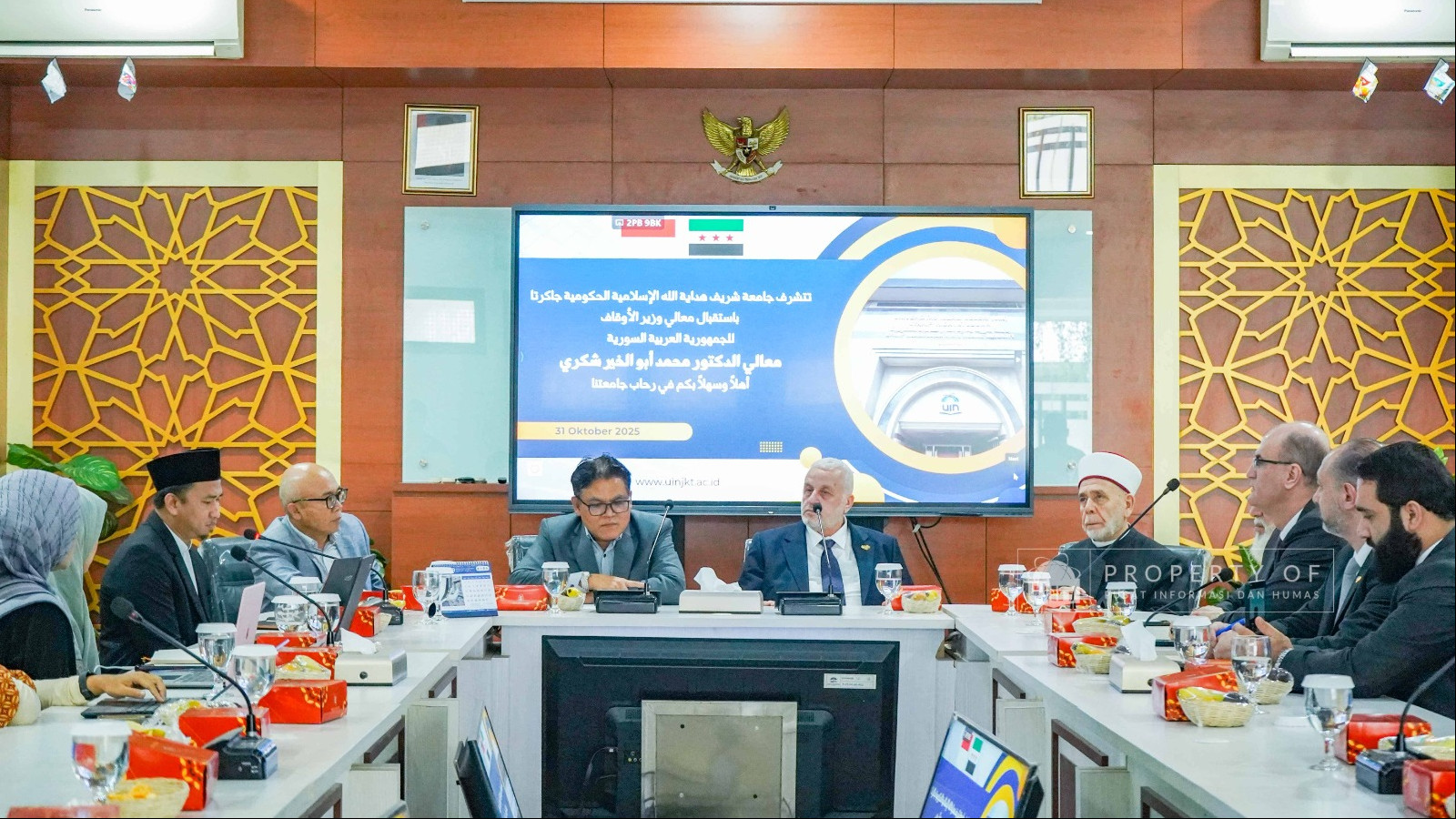 UIN Jakarta dan Kementerian Wakaf Suriah Bahas Kerja Sama Akademik dan Pertukaran Mahasiswa