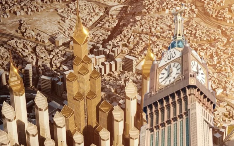 Arab Saudi Siapkan Pencakar Langit Baru Setinggi Menara Jam Abraj Al-Bait di Makkah