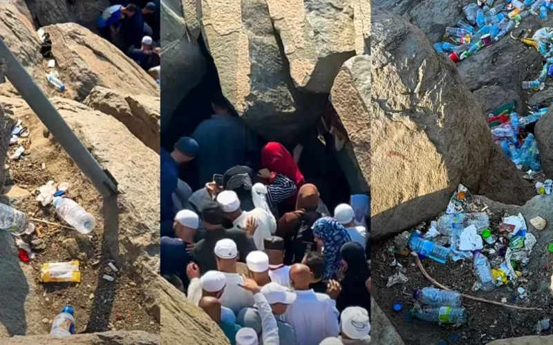 Tumpukan Sampah di Gua Hira: Vlogger Soroti Kurangnya Kepedulian Jamaah di Lokasi Bersejarah