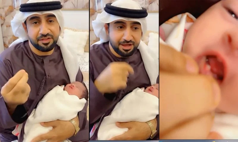Keajaiban di Sharjah: Bayi Berusia 6 Hari Sudah Tumbuh Gigi