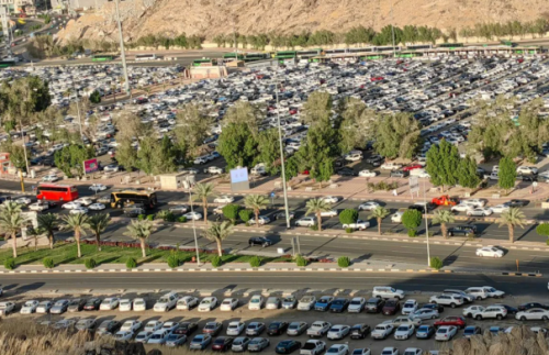 Area parkir Kadi Makkah. Foto: TII