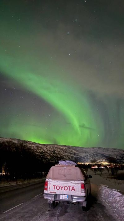 Berburu Aurora, Petualang Arab Saudi Tempuh Ribuan Kilometer dari Riyadh ke Norwegia
