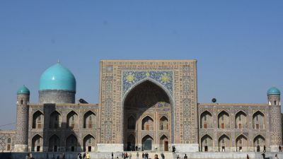 Madrasah dan Masjid Membentuk Kota Budaya Kembar Uzbekistan