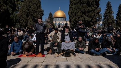 80.000 Warga Palestina Hadiri Salat Jumat Pertama Ramadan di Masjid Al-Aqsa Yerusalem