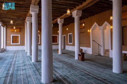 Restorasi Tuntas, Masjid Uqlat Al-Suqur Bersejarah 1922 di Qassim Kembali Difungsikan. Foto: aawsat